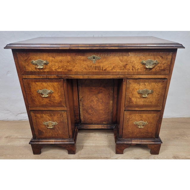 Vintage Walnut Writing Desk, 1700s For Sale - Image 10 of 17