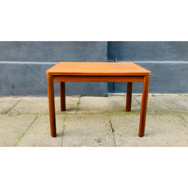 Brown Mid-Century Teak Side or Coffee Table, 1970s For Sale - Image 8 of 8