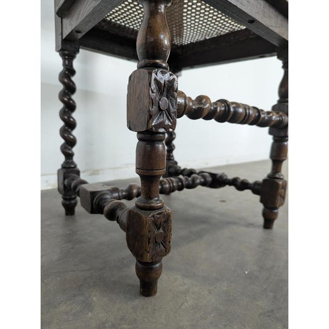 Louis XIII Chairs in Wood, Set of 4 For Sale - Image 6 of 12