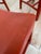 Authentic Set of 5 Emeco 111 Navy Chairs in Red For Sale - Image 9 of 10