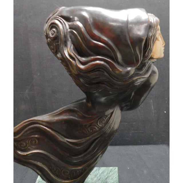 Sunol Alvar "Maternidad" Bronze Sculpture With Granite Base Signed For Sale - Image 9 of 11