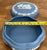 1970s Vintage 1970 Wedgwood Made in England Blue Jasperware Round Trinket Box For Sale - Image 5 of 11