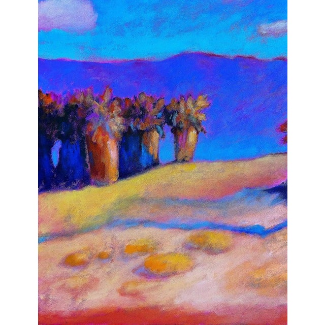 Late 20th Century Late 20th Century Barbara Sowle Santa Barbara, Ca Landscape Painting on Canvas For Sale - Image 5 of 7