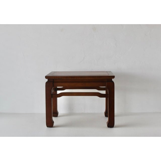 Vintage Ming Style Convertible Side Table Stool Mid-Century For Sale - Image 4 of 15