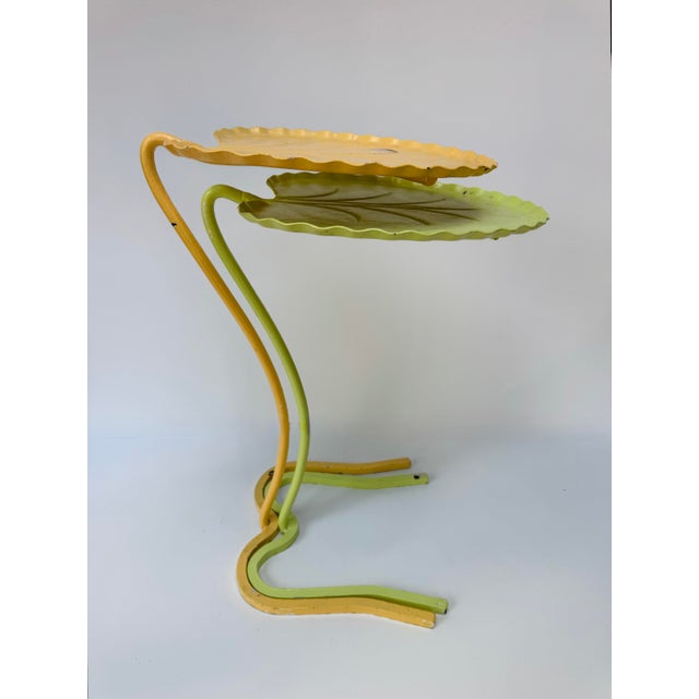 Pair of Vintage Lily Pad Nesting Tables, Attributed to John Salterini For Sale - Image 9 of 14
