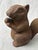 Sweet, heavy, vintage rusted cast iron squirrel eating and acorn statue. Great garden ornament or doorstop. Rusty patina,...