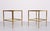 Metal Brass Side Tables attributed to Maison Baguès, France, 1970s, Set of 2 For Sale - Image 7 of 8