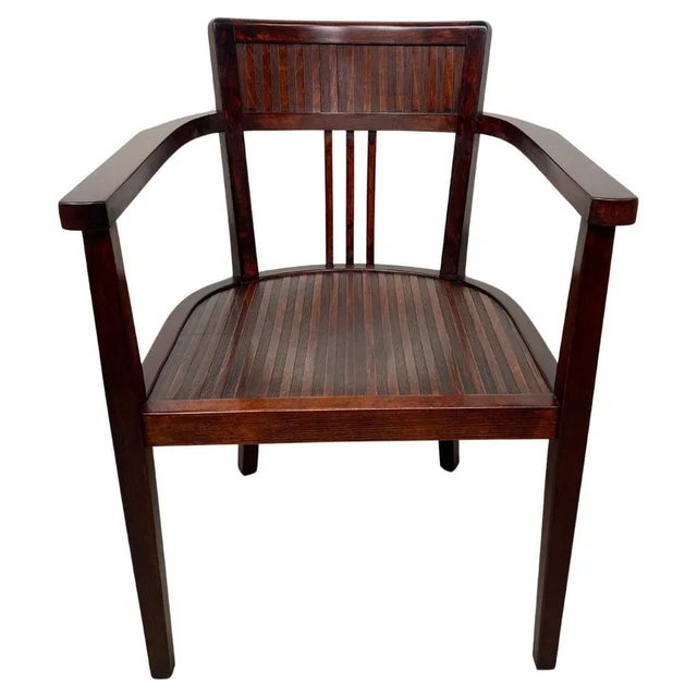 Jugendstil Office Chair, 1890s For Sale - Image 9 of 9