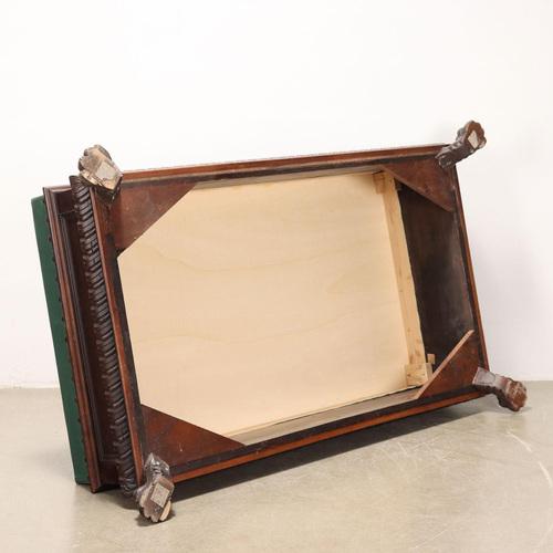 Neo-Renaissance Style Coffee Table with Padded Top For Sale - Image 9 of 10