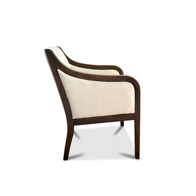 Transitional Restored Gunlocke Lounge Chair For Sale - Image 3 of 10