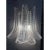 Italian Murano Glass "Selle" Wall Sconces in Venini Style - a Pair For Sale - Image 3 of 11