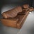 Contemporary Loom Sculptural Leather Sofa & Lounge Chair Set For Sale - Image 3 of 8