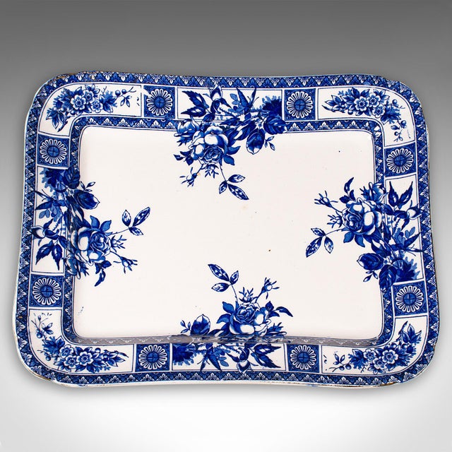 1890's Large Antique Turkey Platter For Sale - Image 4 of 8