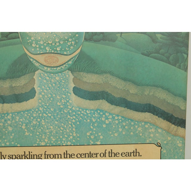 Perrier Large Vintage Decorative Advertising Wall Panel For Sale - Image 10 of 13