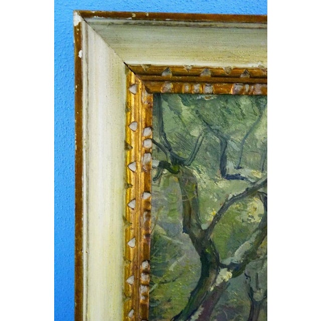 Alberto Carosi, Landscape View, 20th Century, Oil Painting on Board, Framed For Sale - Image 15 of 18