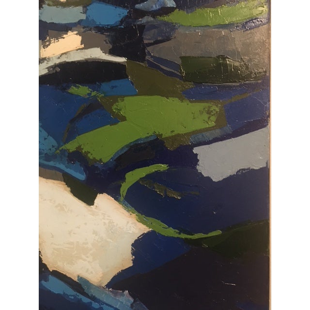 Paint 2022 Contemporary Abstract Expressionist Oil Painting by Jesus Galvan For Sale - Image 7 of 8