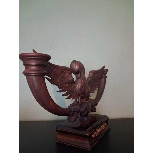 Antique Black Forest Swan Candle Holder, 1920s-1940s For Sale - Image 4 of 7
