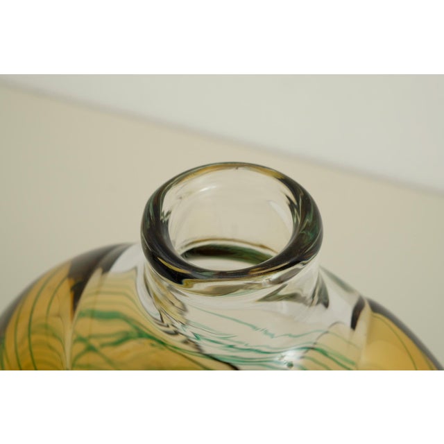 Mid-Century Glass Vase by Jiri Suhajek for Moser, 1970s, in Very Good conditions. Designed 1970 to 1979 I have official...