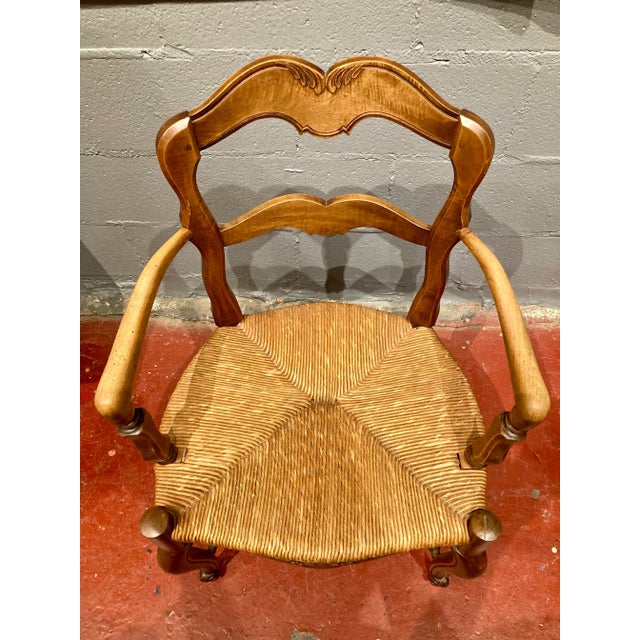 Louis XV Style Walnut Chair For Sale - Image 6 of 7