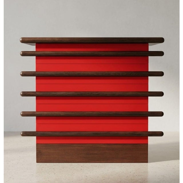 Wood Bastonio Chest of Drawers by Ettore Sottsass for Poltronova, 1960s For Sale - Image 7 of 13