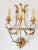 Traditional Regency Style Swag Gilt Iron Wall Sconces - A Pair For Sale - Image 3 of 12