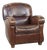 Club Chair in Dark Sheepskin For Sale