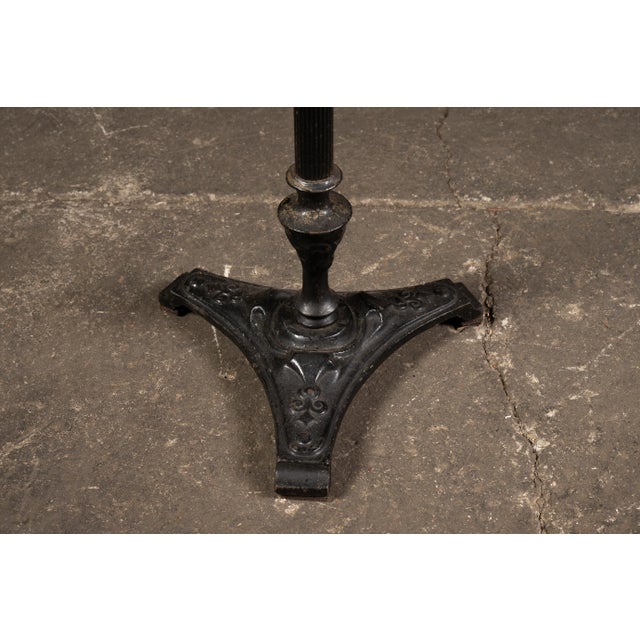 Early 20th Century Scroll Art Gilt Dragon Figural Floor Ashtray Stand For Sale - Image 9 of 10