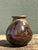 Tan Vintage Original Studio Pottery Swirl Vase For Sale - Image 8 of 12