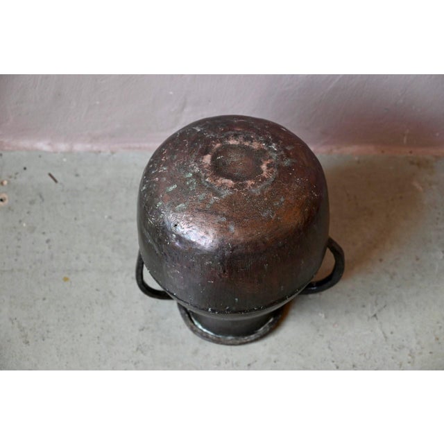 Large Hammered Copper Water Jar, 1920s For Sale - Image 13 of 14