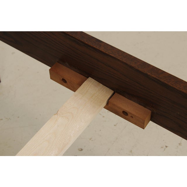 Stickley King Size Mission Oak Arts & Crafts Bed For Sale In Philadelphia - Image 6 of 15