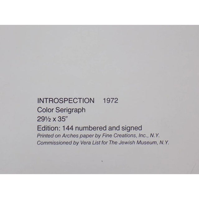 This vintage lithograph (offset) after the well listed U.S. artist Will Barnet (NY 1911-2012) depicts a young woman...