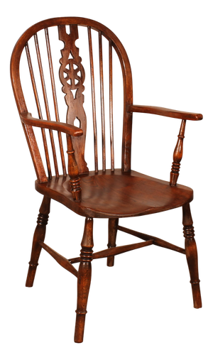 19th Century Windsor Armchair in Chestnut