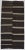 Vintage White Striped Black Kilim Rug - 5' x 10'7" For Sale In Los Angeles - Image 6 of 6