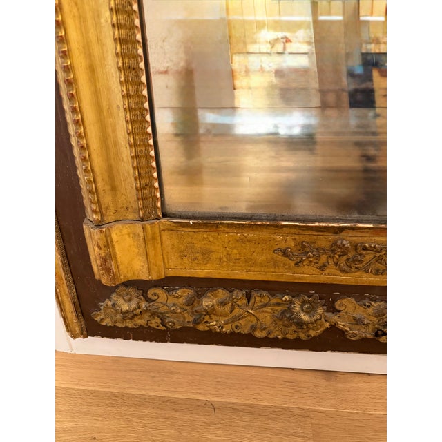 93" Tall Neoclassical Antique Mirror For Sale - Image 10 of 18