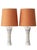 1918 Dutch Hand-Painted Floral Ceramic Table Lamps, Set of 2 For Sale - Image 16 of 16