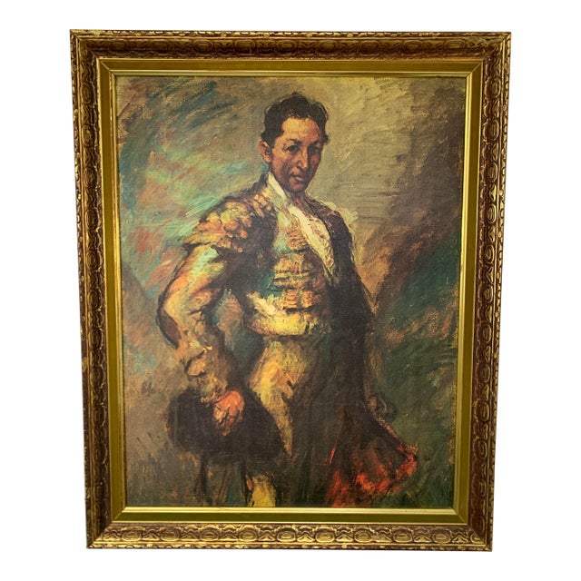 Bull Fighter Antonio Fuentes Portrait by Ricard Canals For Sale