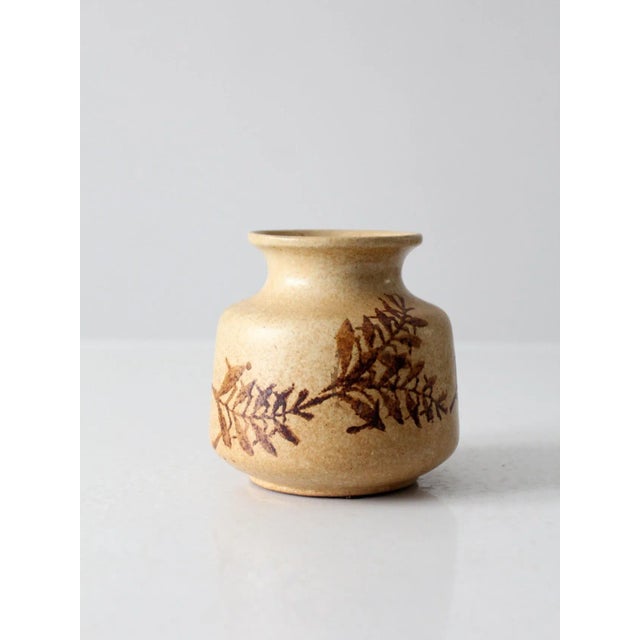 Mid-Century Modern Mid Century Robert Maxwell Pottery Craft Vase For Sale - Image 3 of 9