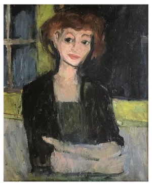 Jean Ducommun, Sabine, Oil on Canvas, Framed