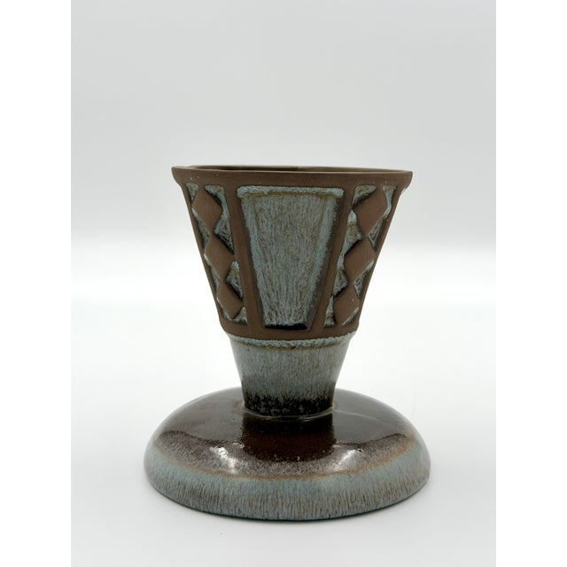Studio Pottery Vase by Frank Keramik, Denmark, 1960s, in Flawless conditions. Designed 1960 to 1969 This piece has an...