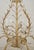 Metal Bagues Style Gold Finish Foliate Glass Chandelier For Sale - Image 7 of 12