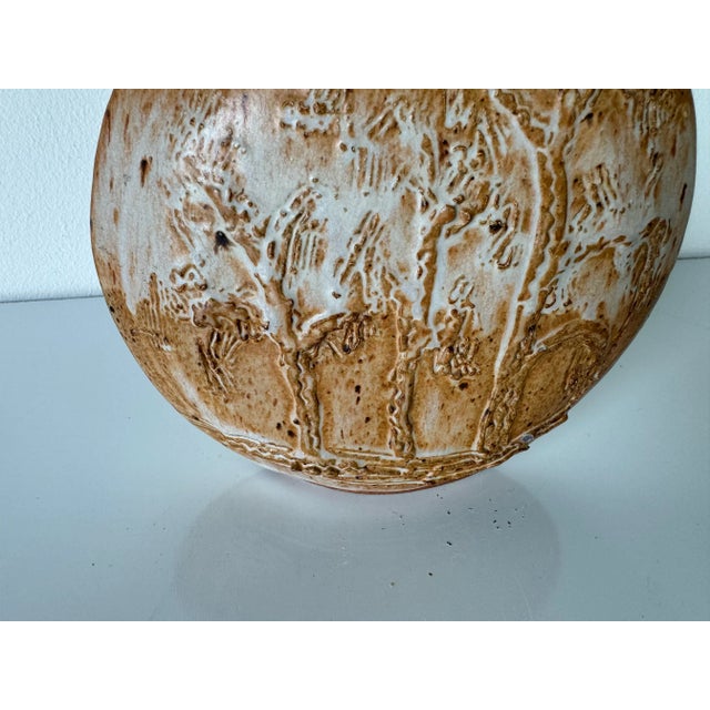 1980s Mid- Century Sladek Organic Earth Tone Art Bud Pottery Vase/ Sold For Sale - Image 5 of 11