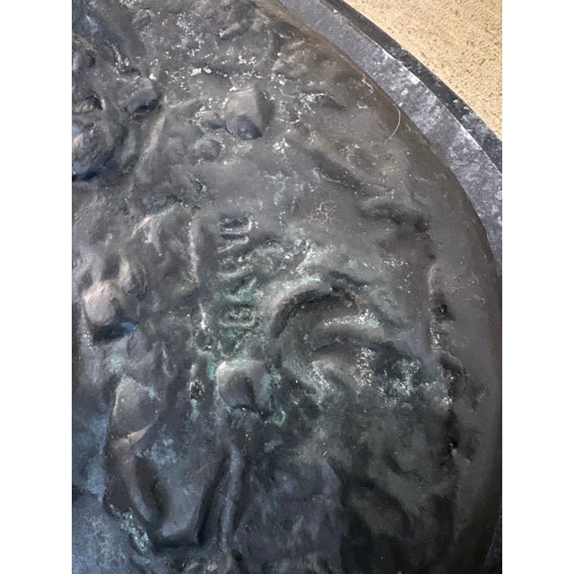 Vintage Bronze Figure of Horse & Rider “Cavalier Arabe” on Marble Signed Bayre For Sale - Image 11 of 11