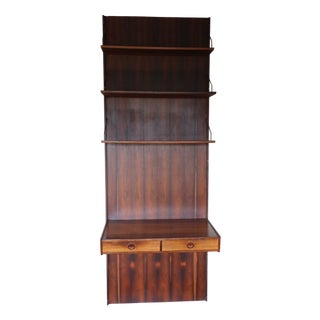 Danish Wall Unit by Thygesen and Sorensen in Rosewood, 1960s For Sale