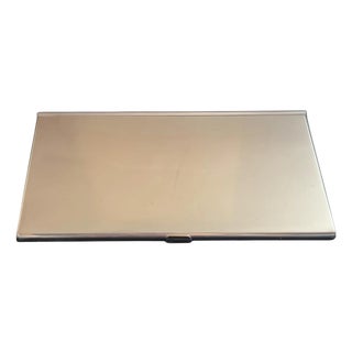 1990s Tiffany & Co Estate Business Card Holder Sterling Silver For Sale