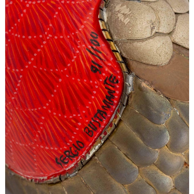 Sergio Bustamante Cardinal Sculpture For Sale - Image 9 of 10