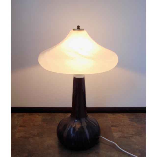 Postmodern Vintage Lawa Ceramic Lamp, 1970s For Sale - Image 3 of 11