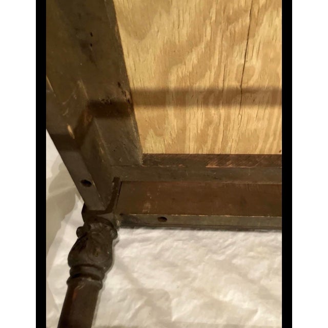 Coffee Antique 1850 Victorian Sitting Bench For Sale - Image 8 of 10