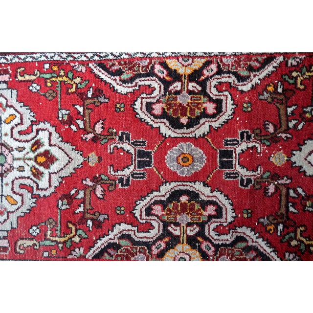 1920s, Handmade Antique Persian Malayer Runner Rug 2.5' X 12.5' For Sale - Image 12 of 14