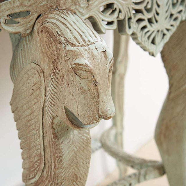 Console Table with Oriental Mirror For Sale - Image 5 of 16