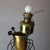 Antique Arts & Crafts Wrought Iron Table Lamp & Hand Painted Shade, C1910 For Sale - Image 12 of 15